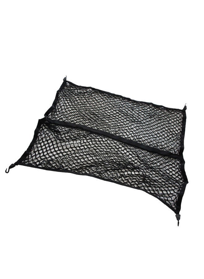 Halamodo Cargo Net for SUV Car Trunk, Elastic Mesh Net Organizer with Hooks, Adjustable Auto Trunk Rear Cargo Netting Storage Mesh Pouch, Universal Car Accessories - Image 1